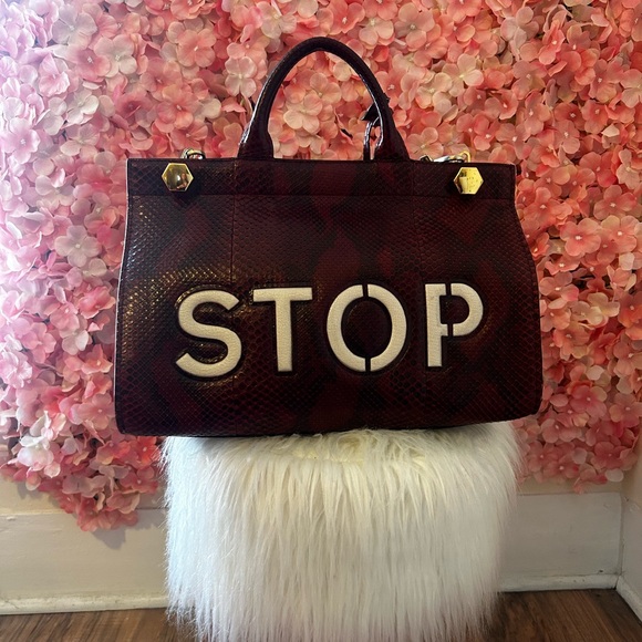 EUC Anya Hindmarch Python Ephson Leather Bag - Picture 2 of 8